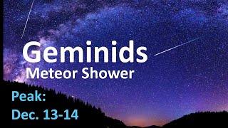 Geminids Meteor Shower 2023