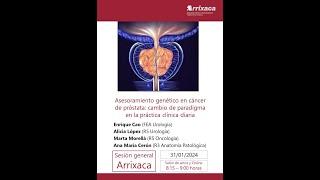 Sesión general 31/01/2024. Asesoramiento genético en cáncer de próstata