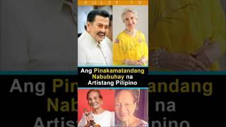 Oldest Living Filipino Actors #artista #showbiz #actors