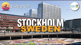 Stockholm Walking Tour 2024 | Mega Shopping Streets | Sweden 4K