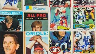 My Weekly TTM Autograph Haul #37 - 9 Returns (Greg Pruitt, George Kunz, Bob Trumpy & more)