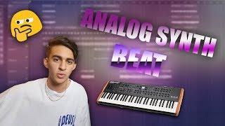 MAKING A BEAT WITH AN ANALOG SYNTH - FL STUDIO BEATMAKING