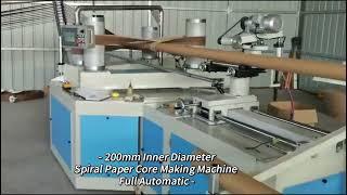 200mm Inner Diameter Automatic Spiral Paper Tube Making Machine For Sale/MINGTAI MACHINE