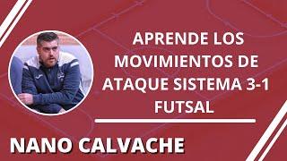 Aprende los movimientos de ataque sistema 3-1 de futsal