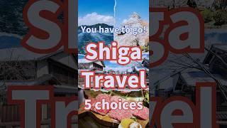 Japan's Shiga : Top 5 Travel Destinations, Don't Miss Shiga Prefecture's Recommended Tourism #shorts