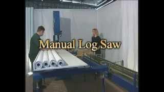 Manual Log Saw (Band saw - Cutter) / Sierra manual (Sierra de cinta - Cortadora)