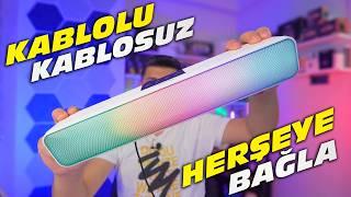 BOL ÖZELLİKLİ BLUETOOTH HOPARLÖR / Mikado MD-SBT 25 10W Rgb Soundbar İncelemesi