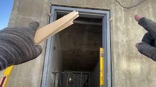 How To Install a Punch and Dimple Door Frame