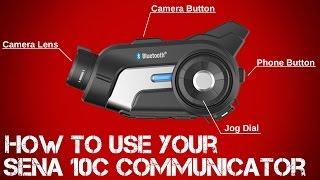 How to Use Your Sena 10C Communicator from Sportbiketrackgear.com