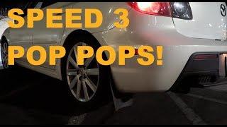 MAZDASPEED 3 LOUD EXHAUST SETUP - POPS AND CRACKLES