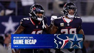 Texans DEFEAT Cowboys on MNF, first franchise win in Dallas | Game Recap