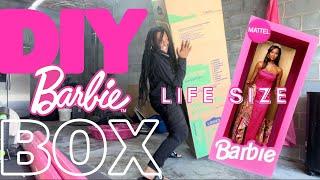 Life Size Barbie Box Pink DIY