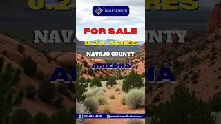 ️ Land for sale - 0.24 acres beauty in navajo, Arizona #landforsale #realestate #trosunlimited