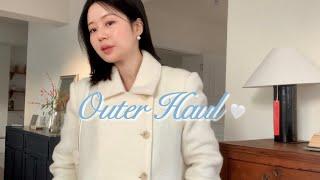 FASHION HAUL. 흔하지 않고 진짜 예쁜 겨울 아우터 하울 ️🩵 코트,패딩,무스탕,퍼코트 추천 | 겨울 패션하울, 겨울 룩북