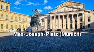 This is The Max-Joseph-Platz in Munich Germany