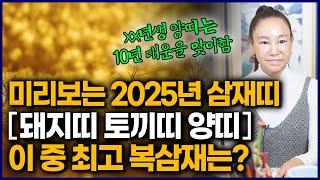 2025년 자중하면 복삼재 자만하면 악삼재가 되는 띠가 있다면? 2025년 삼재띠의 운명