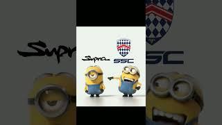 All car VS supra (speed) cc #ssc #topspeed #edit #viral #lamborghini #buggati #supra #shorts #short