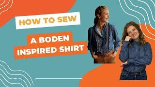 How to Sew a Boden Inspired Shirt