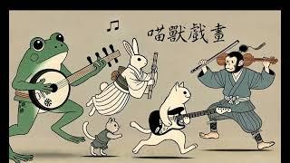 Shamisen 三味線 X  Electric Guitar X Flute X Violin【喵獸戲畫】Background Music for Studying or Work