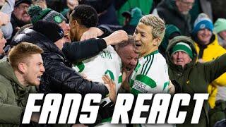 'MOST CELTIC WAY POSSIBLE' CELTIC FANS REACT TO MASSIVE CHAMPIONS LEAGUE WIN!