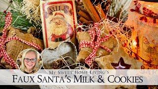 Faux Santa's Milk & Cookies - Christmas Fake Bake