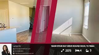 18439 Stevie Ray Drive Round Rock, TX 78664 | Lena Vo | Property Landing Page