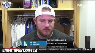 Max Muncy Reacts to Dodgers/Padres Drama, Big Offense Struggles for LA, Game 3 Plan and More!