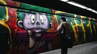 Photographing the Subway with the Most Graffiti in the World