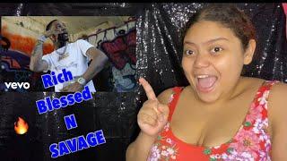 Key Glock - Rich Blessed N Savage (Official Video) || REACTION 