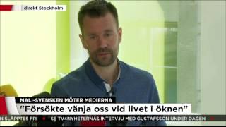 Presskonferens med Johan Gustafsson: Plötsligt är jag fri” - Nyheterna (TV4)