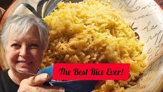 Golden Onion , Butter Rice, The Best Rice Ever! Easy side dish