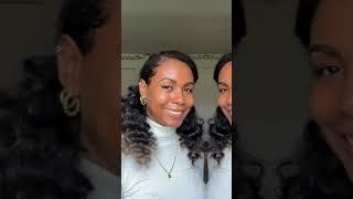 Heatless Curls on old Blowout #hairstyle  #hairstyles #naturalhair