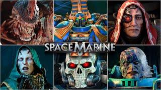 Warhammer 40K Space Marine 2 - All Boss Fights (with Cutscenes) + Ending [4K 60FPS]