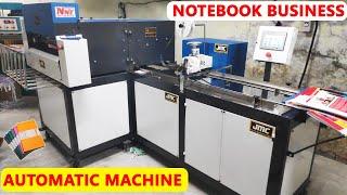 Full Automatic Notebook Making Machine  | Notebook Making Machine Price | Notebook Business