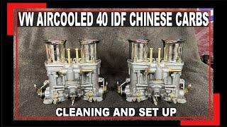 VW Air Cooled 40 IDF Carbs - Chinese IDF Carbs - Cleaning & Set up - Beetle Dual Carbs - Webers