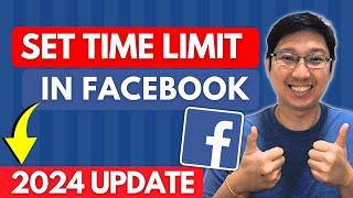 How to Set TIME LIMIT On Facebook to Boost Productivity! [2024 UPDATE]