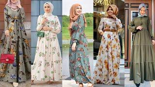 cotton maxi dresses Designs 2023/causal summer maxi designs/floral printed maxi