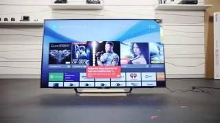 Sony XBR65X850C  65" HDTV unboxing + display