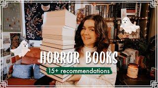 Horror book recommendations for Spooky Season  