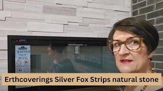 Erthcoverings Silver Fox Strips natural stone tiles #stoneveneer #naturalstone