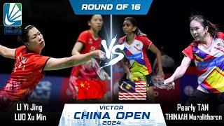 LI Yi Jing /LUO Xu Min vs Pearly TAN /THINAAH Muralitharan | China Open 2024 Badminton