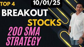 Top 4 Breakout stocks for tomorrow | 10/01/25 | swing stocks for tomorrow | intraday stocks tomorrow