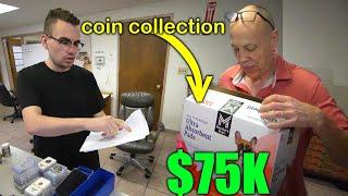 We Bought ALL Of His Coins for $75,000! (Coin Collection Purchase)