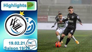 Highlights: FC Wil vs Grasshopper Club Zürich (19.02.21)