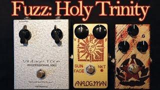 Fuzz "Holy Trinity" - Tonebender, Fuzz Face & Big Muff (Williams Audio/Analog.Man/JAM Pedals)