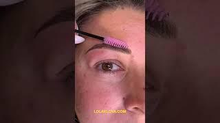 VERY NATURAL MICROBLADING | LOLA KLOVA #Shorts