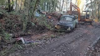 Pulling the Studebaker out of its resting spot