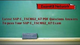 24/7 Customer Support Service of C_TSCM62_67 Exam Dumps 2018