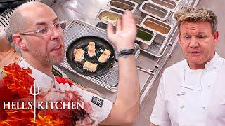 The One That Got Away - Trev Forgets KEY Seafood Dish Ingredient... The Fish! | Hell's Kitchen