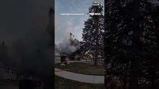 Garbage truck explodes in neighborhood, injuring first responders and damaging homes
